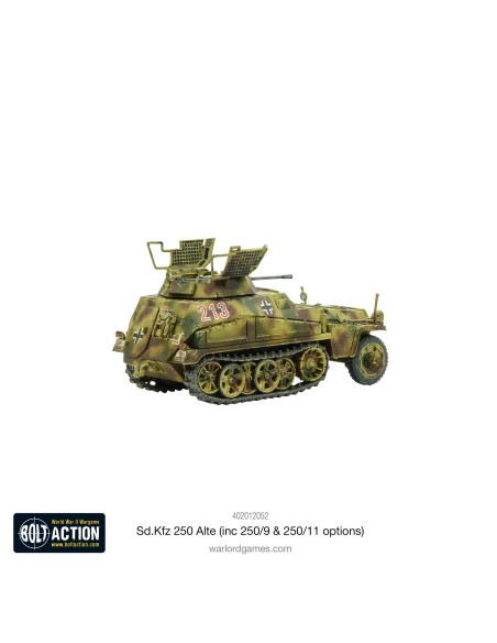 Bolt Action - Sd.Kfz 250 (Alte) Half-Track (Options For 250/1, 250/9 & 250/11 Variants)