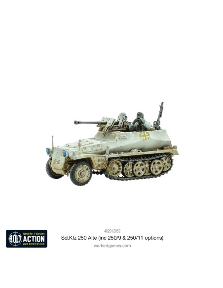 Bolt Action - Sd.Kfz 250 (Alte) Half-Track (Options For 250/1, 250/9 & 250/11 Variants)