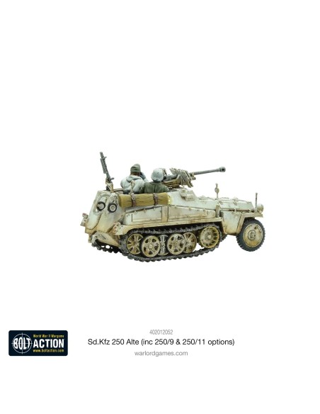 Bolt Action - Sd.Kfz 250 (Alte) Half-Track (Options For 250/1, 250/9 & 250/11 Variants)