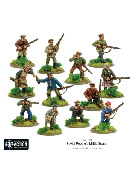 Bolt Action - Soviet Peoples Militia Squad