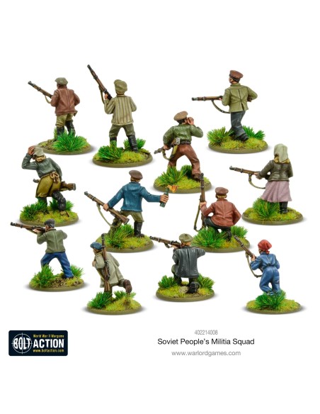 Bolt Action - Soviet Peoples Militia Squad