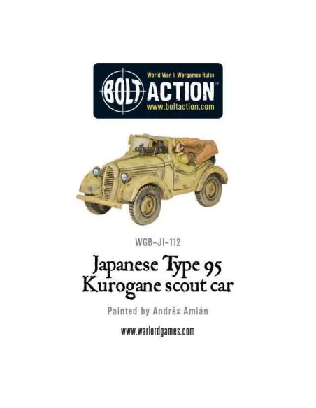 Bolt Action -Vehículo de Reconocimiento Tipo 95 Kurogane