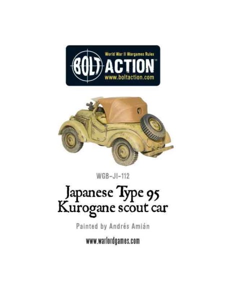 Bolt Action -Vehículo de Reconocimiento Tipo 95 Kurogane