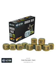 Bolt Action - Orders Dice Pack - Arena (Sand)