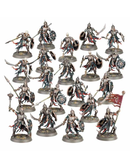 Warhammer Age of Sigmar - Necroseñores Pudrealmas: Esqueletos Repicahuesos (Deathrattle Skeletons)