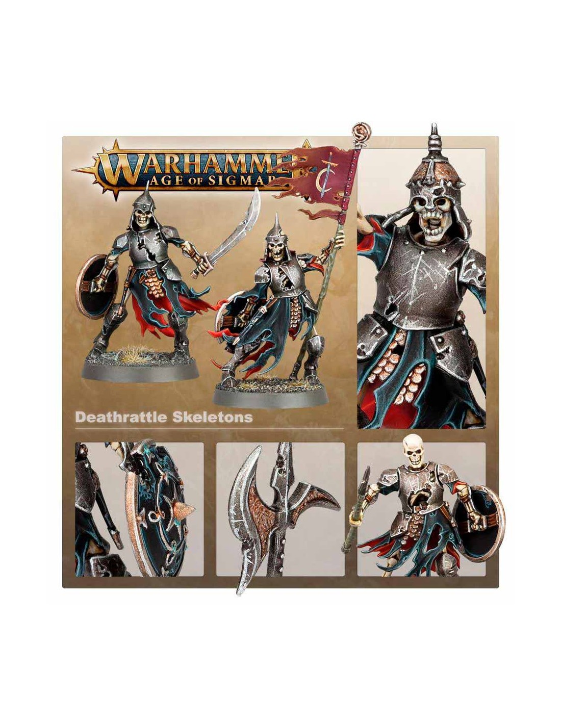 Warhammer Age Of Sigmar Soulblight Gravelords Deathrattle Skeletons