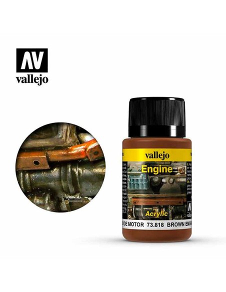 Vallejo - Brown Engine Soot