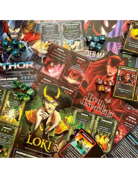 Marvel Dice Throne 4-Hero Box (ESPAÑOL)