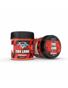 AK Interactive Wargame Terrains - Fire Land - 100ml