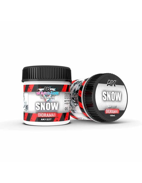 AK Interactive Wargame Terrains - Snow - 100ml