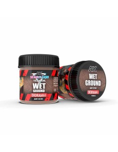 AK Interactive Wargame Terrains - Wet Ground - 100ml