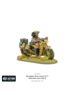 Bolt Action -  Bersaglieri Moto-Guzzi GT17 Motorbike With LMG B 2