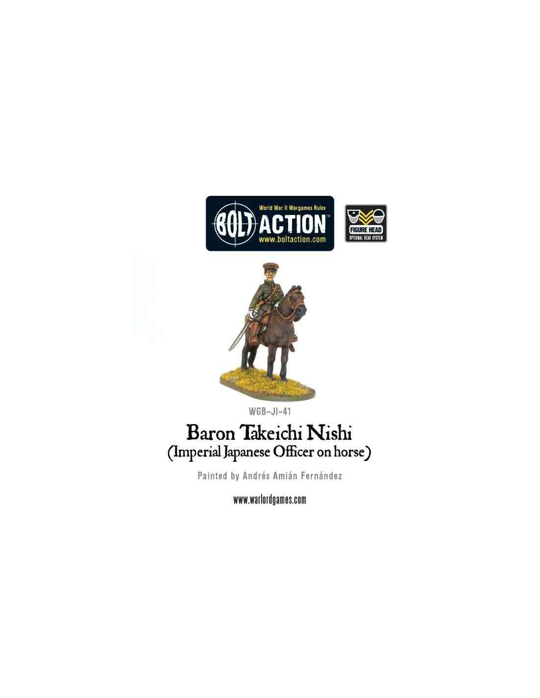 Bolt Action - Baron Nishi (Oficial imperial japonés a caballo)