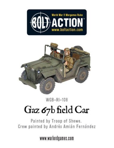 Bolt Action - Soviet Union Gaz 67b Field Car