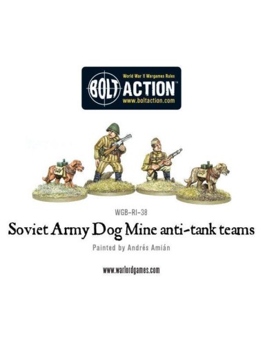 Bolt Action - Soviet Army Dog Mine Anti-Tank Teams