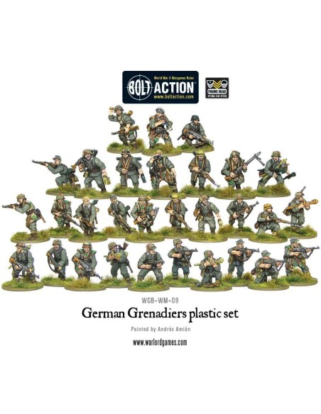 Bolt Action - German Grenadiers Plastic Box Set