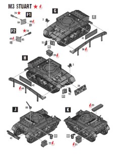 Bolt Action - Pelotón M3 Stuart (M3 Stuart Platoon) 2