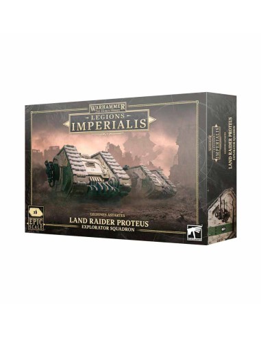 Warhammer: The Horus Heresy – Legions Imperialis: Land Raider Proteus Explorator Squadron (Inglés)