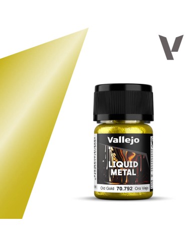 Vallejo Liquid Metal - Old Gold