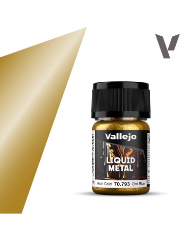 Vallejo Liquid Metal - Rich Gold