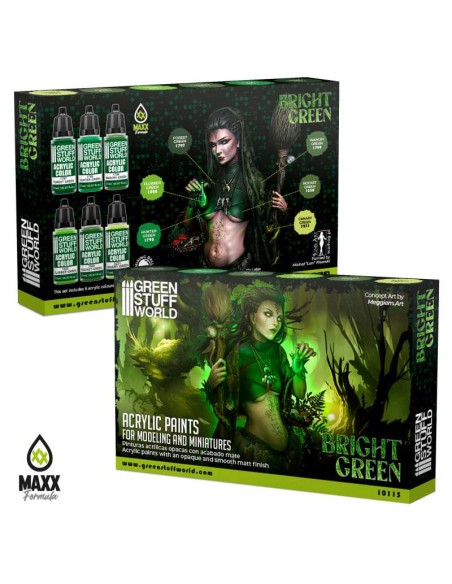 Paint Set - Bright Green