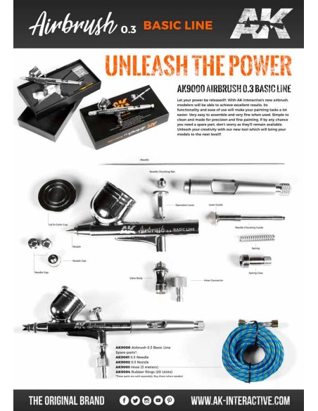 AK Interactive - AK Airbrush - Basic Line 0.3