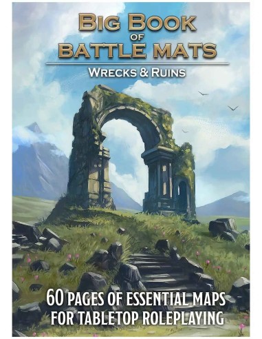 Big Book of Battle Mats - Wrecks & Ruins (A4 12x9")