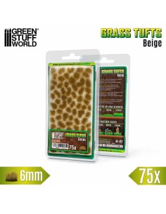 Green Stuff World - Grass TUFTS - 6mm self-adhesive - BEIGE 2