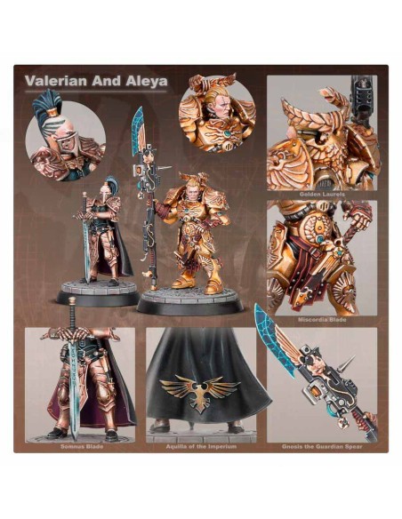 Warhammer 40,000 - Adeptus Custodes - Talons of the Emperor: Valerian y Aleya