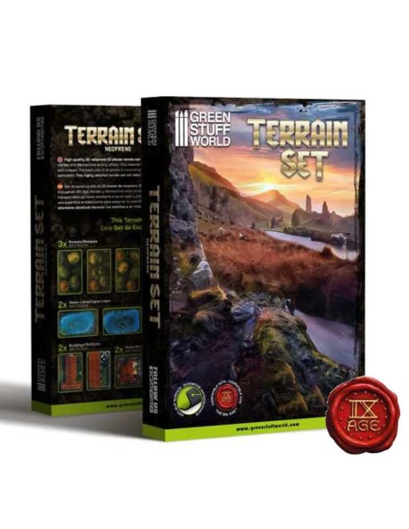 2D Neoprene Terrain set - 22 pieces