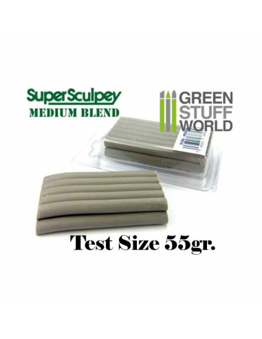 Green Stuff World - Super Sculpey Medium Blend 55 gr. - FORMATO TEST