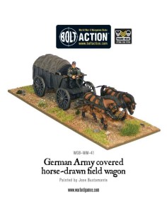 Bolt Action -   German Army Hf2 horsedrawn covered field wagon