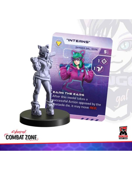 Cyberpunk Combat Zone: Peril Pledges (Danger Gal Gonks)