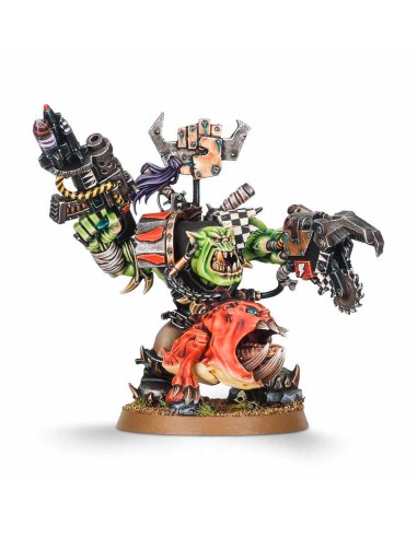 Warhammer 40,000 - Orks: Ork Warboss with Attack Squig