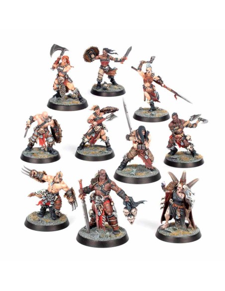 Warhammer Age of Sigmar: Warcry - Esclavos de la Oscuridad: Salvajes Pactoscuro (Darkoath Savagers)