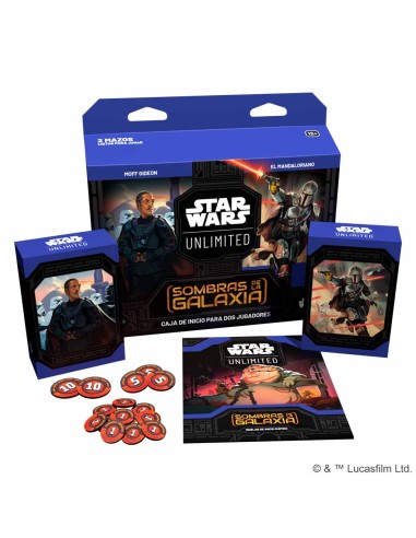 Star Wars: Unlimited - Shadows of the Galaxy Starter Box (SPANISH)