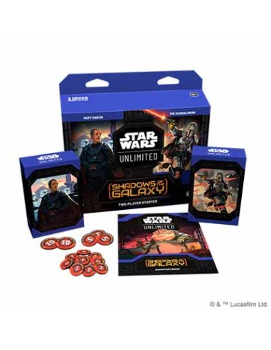 Star Wars: Unlimited - Sombras de la galaxia Caja inicio (INGLÉS)