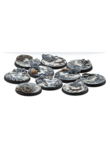 Warcrow - 30mm Northern Tribes Scenery Bases, Alpha Series