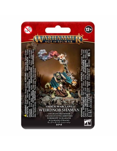 Warhammer Age of Sigmar - Clanes Orruk: Chamán Eztrambótiko (Weirdnob Shaman)