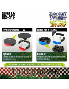 Green Stuff World - Blood Bowl Bases 40mm with Skill Rings 2