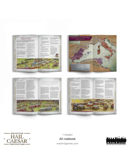 Hail Caesar Epic Battles: Las Guerras Púnicas - The Punic Wars Rulebook (INGLÉS)