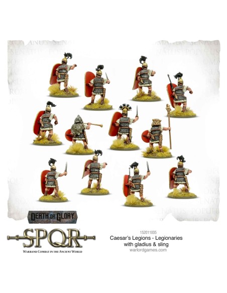 SPQR: Caesar's Legions - Legionarios con Gladius y Honda