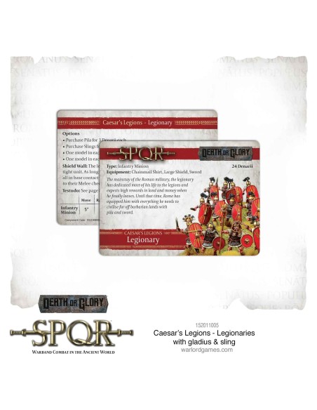 SPQR: Caesar's Legions - Legionarios con Gladius y Honda