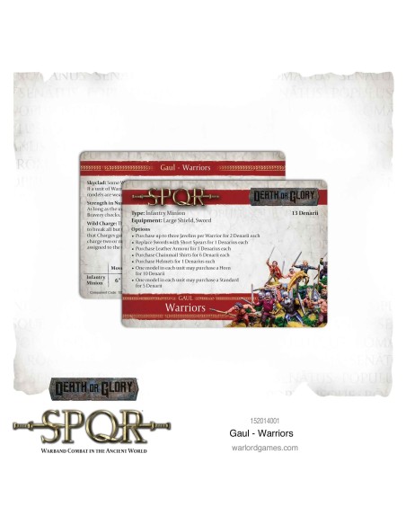 SPQR: Gaul - Guerreros (Warriors)