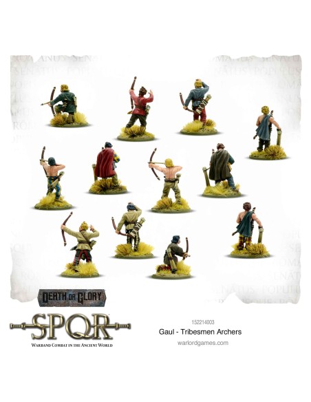 SPQR: Gaul - Arqueros tribales (Tribesmen Archers)