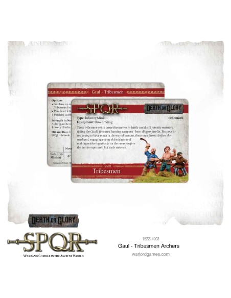 SPQR: Gaul - Arqueros tribales (Tribesmen Archers)