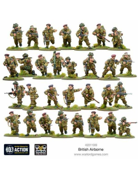 Bolt Action - British Airborne WWII Allied Paratroopers