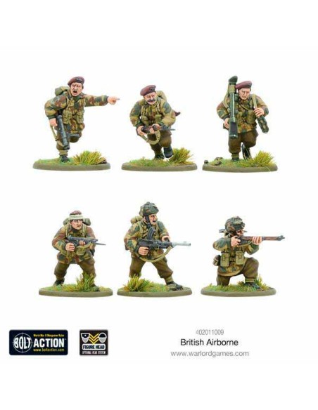 Bolt Action - British Airborne WWII Allied Paratroopers