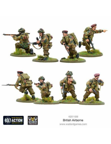 Bolt Action - British Airborne WWII Allied Paratroopers