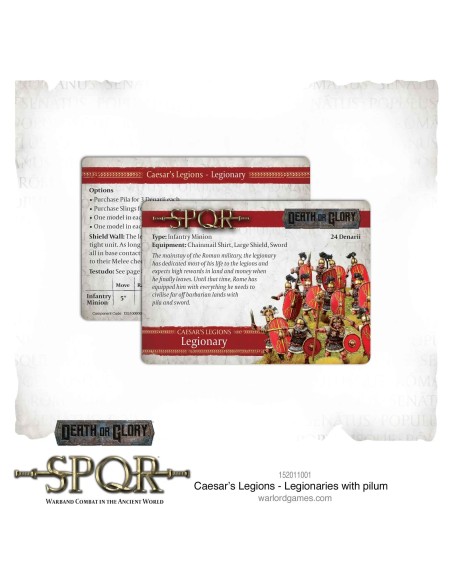 SPQR: Caesar's Legions - Legionarios con Pilum